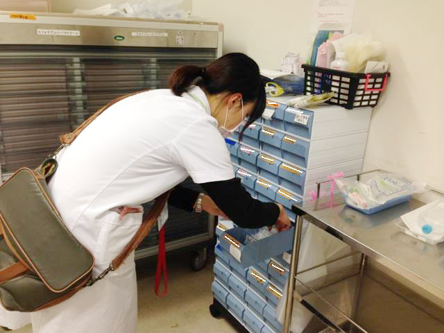 内服薬管理の様子